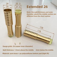 1PCS Brass Cane Crutch Tip with Anti-Skid 12mm-26mm for Hiking Pole Chair Leg Fe