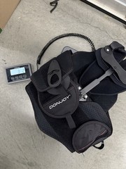 DonJoy Back Brace II TLSO Size Small Black with Shoulder Straps Thoracic Aid