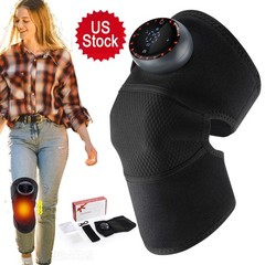 Electric Knee Massager Shoulder Brace with 5 Vibration Modes, 5 Heating Levels
