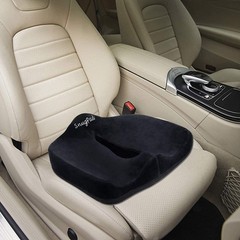 SnugPad Memory Foam Seat Cushion, for Sciatica, Back, Hip, and Tailbone Pain …