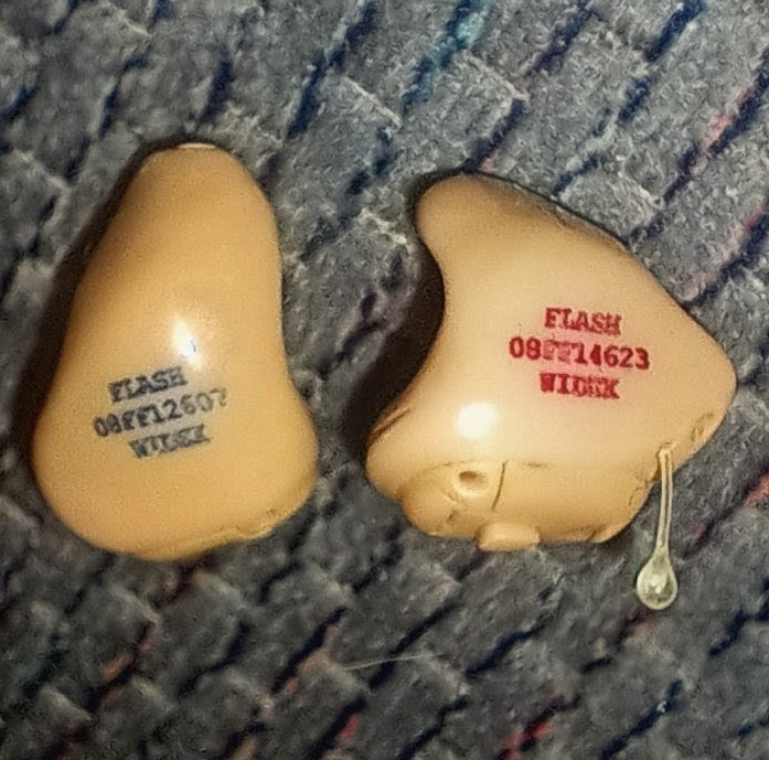 Widex Flash Beige In-the-Ear (ITE) Battery Hearing Aid Pair for Both Ears