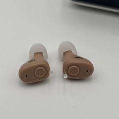 Audien Hearing ATOM X Rechargeable OTC Hearing Aids White USB C New Open Box