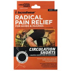 Incrediwear Circulation Compression Shorts All Sizes – Med / Large / XLrg – NEW