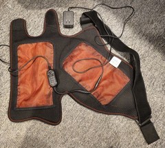 Cordless Portable Shoulder Heating Pad & Massager, Heating Vibration Shoulder