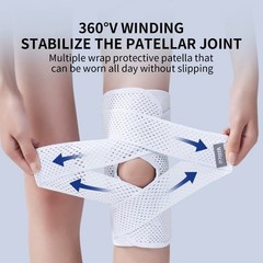 Bareform Knee Brace for Meniscus Support – Adjustable, Patella Stabilizer, Pain