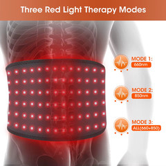 Household Waist Belt Lumbar Support Infrared Health Care Pad