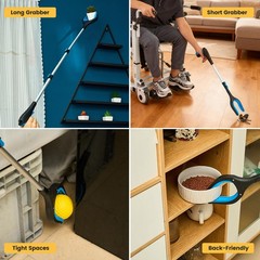 FGRHY Telescopic Grabber Reacher Tool 23-41in 5-Level Adjustable Heavy Duty Pick