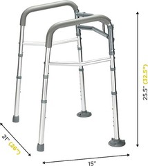 Toilet Safety Rail – Adjustable Detachable Toilet Safety Frame with Handles