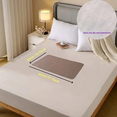 Washable Incontinence Pads Waterproof Bed Underpad Mat for Elderly Pets Kids