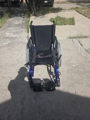 A new Quickie folding wheelchair