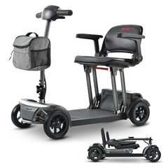 Folding Electric Mobility Scooter for Adults 4 Wheel Travel Scooter with Seat