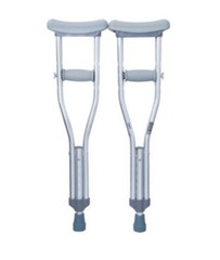 High Quality Aluminum Crutches Latex Free, Fits Child 3’7″-4′ Fast Shipping!