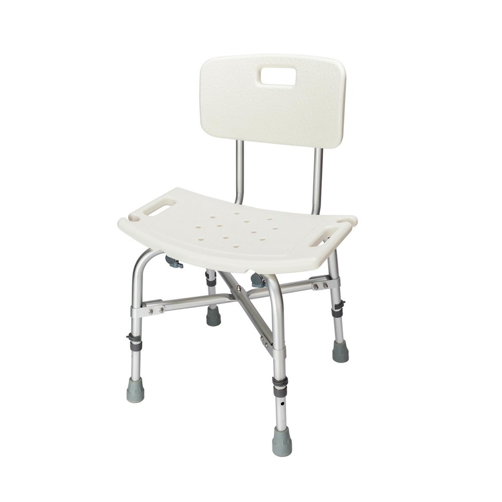 Bariatric 7 Height Adjustable Shower Stool Chair Bath Tub Seat Safety 450 lbs
