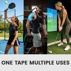 Precut Kinesiology Tape for Shoulder (20 Pcs) – Waterproof Breathable Athleti,