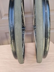 24″ Wheelchair Wheels W/ The Natural Fit Lt For Quickie Tilite Ki Mobility Rims