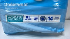 Attends Underwear Adult XL Ultimate Absorbency 4 Bags of 14/56 count total