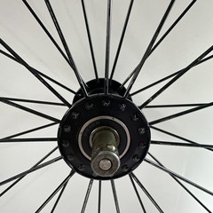 Pair 24″ Wheelchair Wheels Schwalbe Marathon Plus Tires & Natural-Fit Handrims