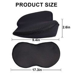 Memory Foam Car Seat Cushion – Ergonomic Seat Pad for Driving & Back Pain Relief
