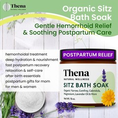 Thena Natural Wellness Best Organic Sitz Bath Soak Care And Post Partum