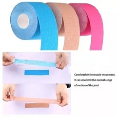 2.5cm X 5m Kinesiology V-line Tape, Face Neck Eye Lifting Wrinkle Remover Skin C