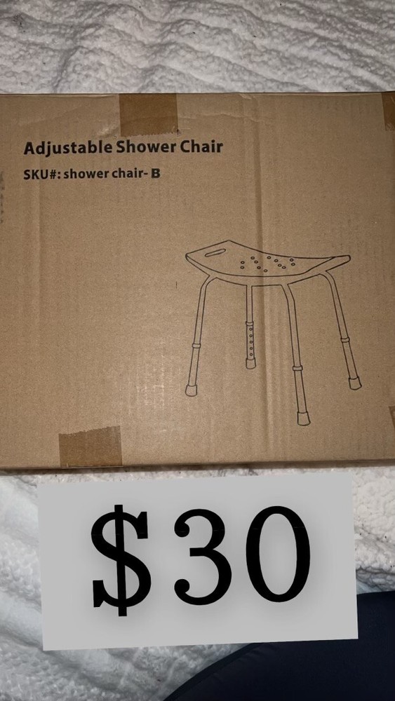 adjustable shower chair brand new in the box, icedeer brand