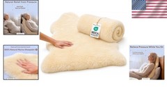 Large Medical Sheepskin 25″x41″ – Bedsores, Breathable, Oeko-Tex Certified