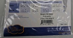 Dr. Comfort Silk Opaque Compression Stockings 15-20 mmHg 11 1/2 -15 1/2 Calf NEW