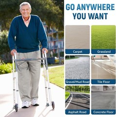 Walker Ski Glides 2 Pack Universal Walker Feet Caps Sliders Gray