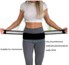 Adjustable Lower Back & Pelvic Support Belt – Breathable Compression Wrap for Me