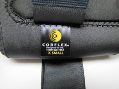 Corflex Cooltex 13″ Anterior Closure Knee Wrap OP Pop wHinge Left Right X-Small