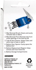 5-In-1 Hearing Aid Everyday Cleaning Tools, Small Kit for Home or Travel, for Ea