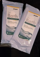 New 2 pack Sealed Stryker Sage Comfort Bath Cleansing Washcloths fragrance-free