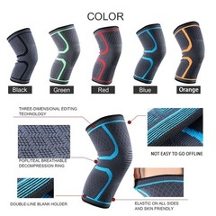 Knee Sleeve Compression Brace Support For Sport Gym Joint Pain Arthritis Relief