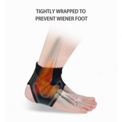 Lescenry Adjustable Ankle Brace for Men & Women (2-Pack, Large) – Breathable &