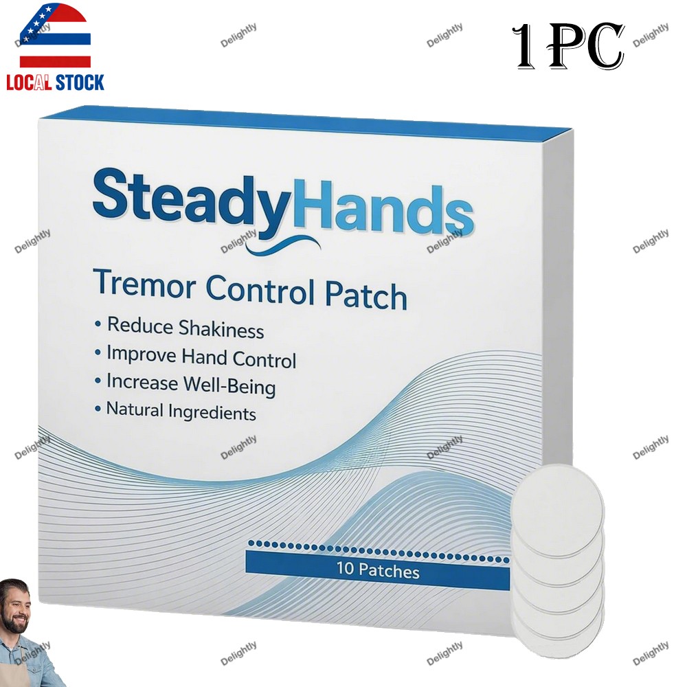 Steadyhands Tremor Control Patch, Steady Hands Control Patch – Hand Stabilizer