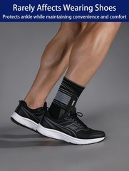 Ankle Braces for Men Women, 2 pcs Ankle Compression Sleeve Plantar Fasciitis