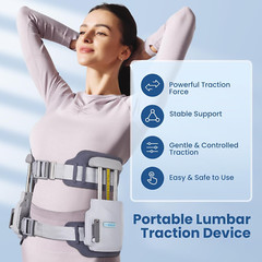 Spine Lumbar Traction Device Lumbar Decompression for Herniated Disc, Sciatica