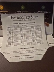 Good Feet Store 3-Step Arch Support System Complete Set W460 360 260 w/ Box