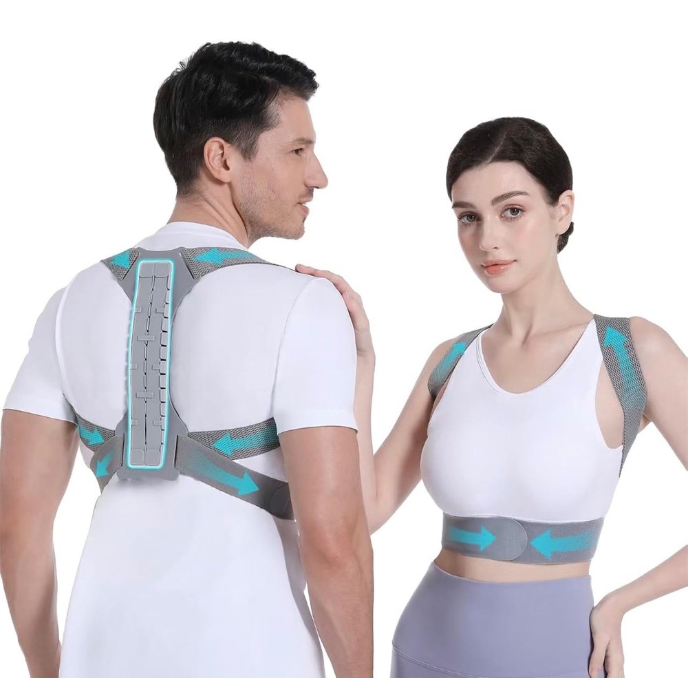 Upper back brace posture corrector for women & men