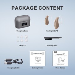 JINGHAO Digital Hearing Amplifier Rechargable Behind Ear Sound Enhancer Device