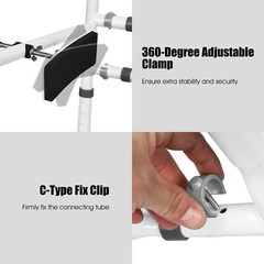 Steel Safety Toilet Rail W/Created Fixable Clamp Adjustable Order Handrail Frame