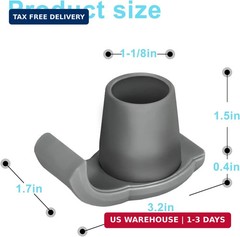 Healthline Walker Skis Glides for Folding Walkers, Walker Glides for Seniors, Es