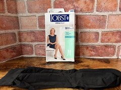 Jobst Ultra Sheer Womens Compression Socks Knee 7-9 Inches CT Black 8-15 Mmhg