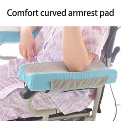 Washable Wheelchair Armrest Pad Arm Cushion Removable Cover Included