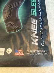 Modvel Compression Knee Brace Sleeve Size Large Pink / Blue NEW