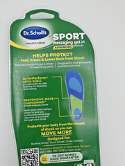 Dr Scholls 1-Pair Sport Massaging Gel Advanced Shoe Insoles Women Size 6-10