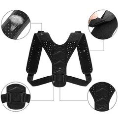 Posture Corrector for Women & Men – Adjustable Back Brace