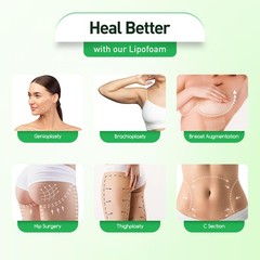 3 Pack Lipo Foam Pads – Post Surgery Ab Board for Liposuction Recovery Flatte…