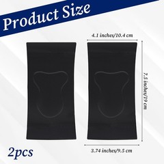 2 Pcs Achilles Tendon Heel Protector Compression Padded Sleeve Socks Premium Gel