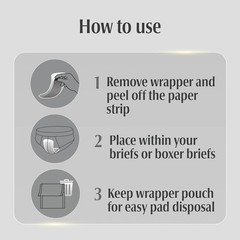 Depend Shields Incontinence Pads for Men, Light Absorbency, 180 Count, Packaging